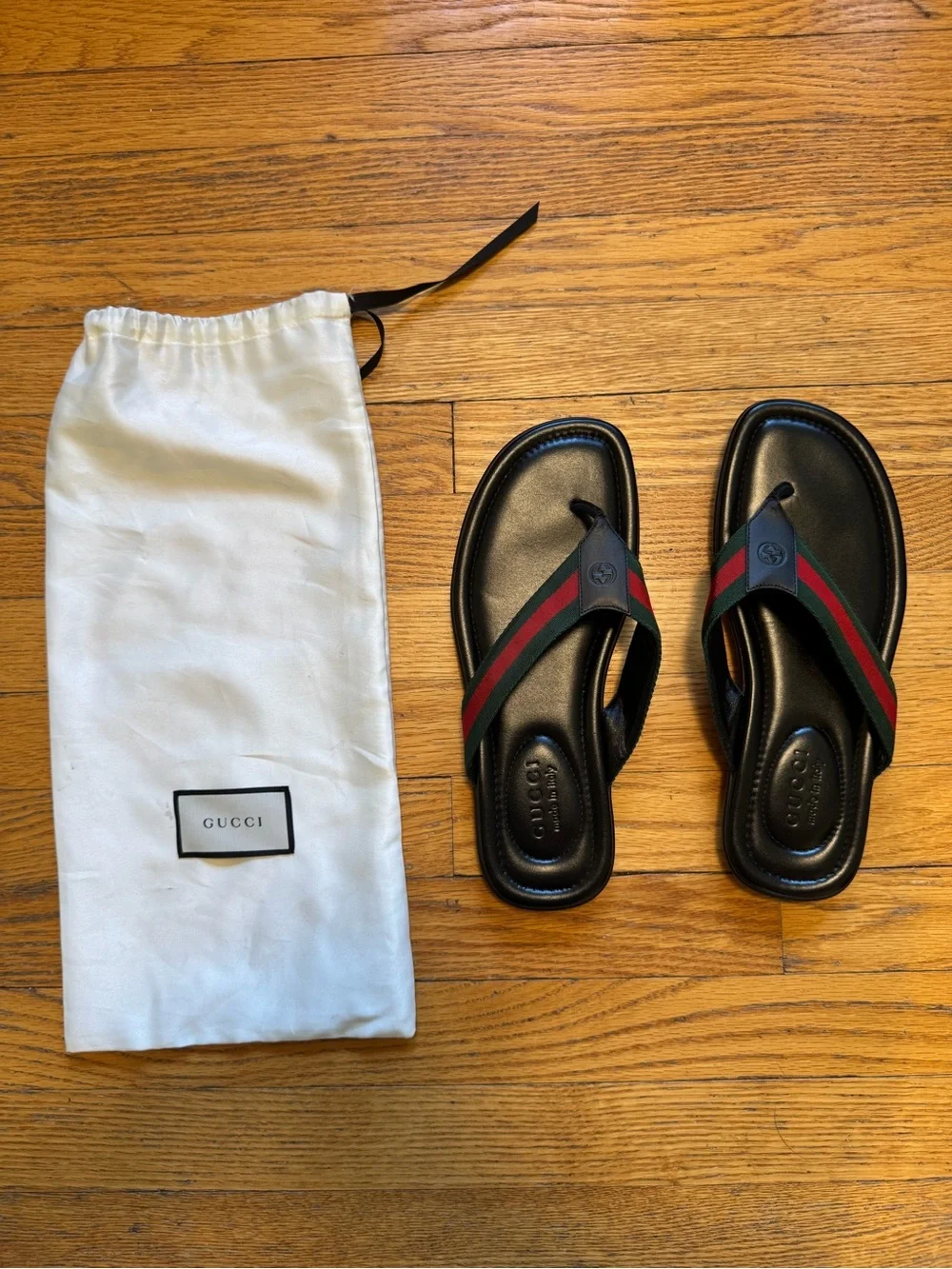 Gucci men leather
